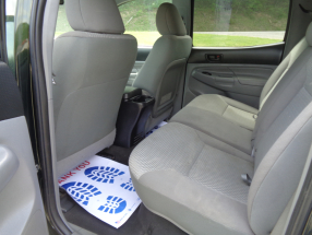 2013 Toyota Tacoma, Green, Grey interior, 217,409 miles, Crew cab, V6, 4WD, 5 speed Automatic, AM/FM radio, camper topper—$14,500 (photo 8 of 8)