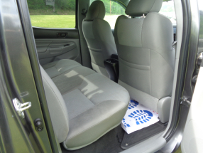 2014 Toyota Tacoma, Grey, Grey interior, 246,908 miles, Crew cab, V6, 4WD, 5 speed Automatic, AM/FM radio—$14,400 (photo 3 of 5)